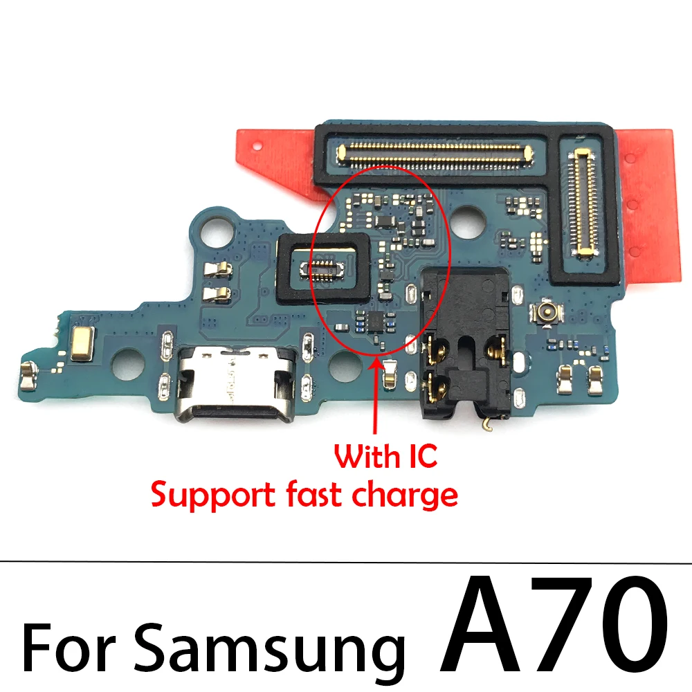10 шт. детали платы разъема для зарядки Samsung Galaxy A10 A12 A20 A30 A40 A50 A60 A70 A10S A20S A21S A30S A50S