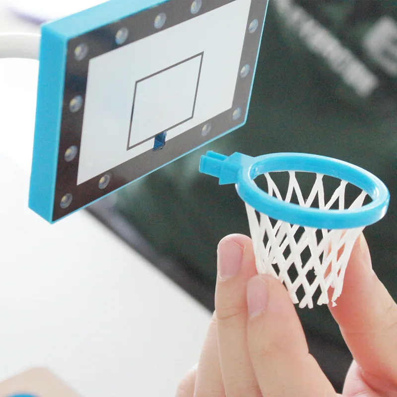 

Creative basketball light usb table lamp clock touch night light reading lamp new strange bedside lamp