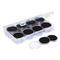 40pcs 1720 5252730354046mm gasket pads coin capsule protect case holder storage box 40 coins to maintain them sorted