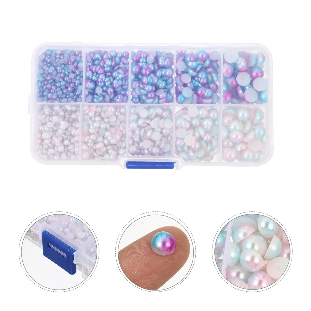 

1 Box of Clothes Embroidery Patch Drill DIY Clothing Bag Accessories (Mixed Size)