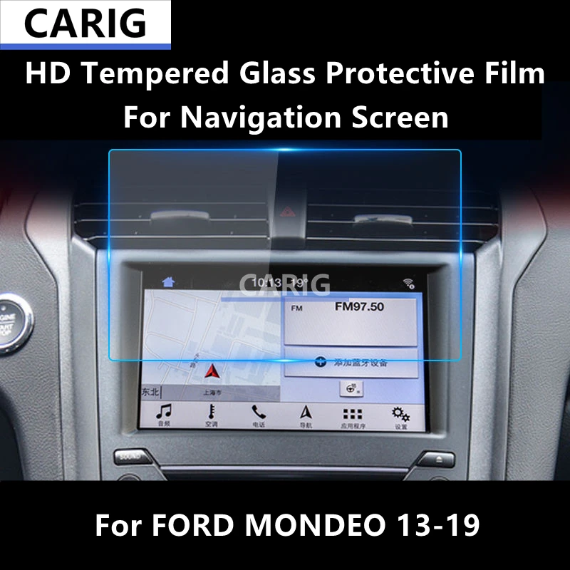 

For FORD MONDEO 13-19 Navigation Screen HD Tempered Glass Protective Film Anti-scratch Repair Film Accessorie Refit