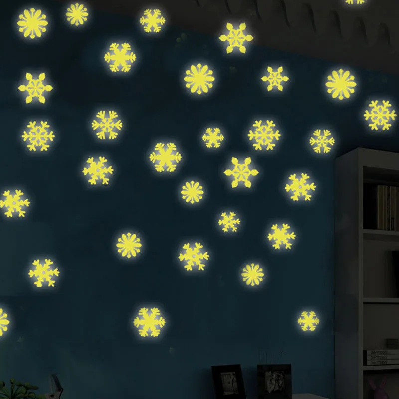 50 шт./лот наклейки на стену для детской спальни аксессуары светится в темноте