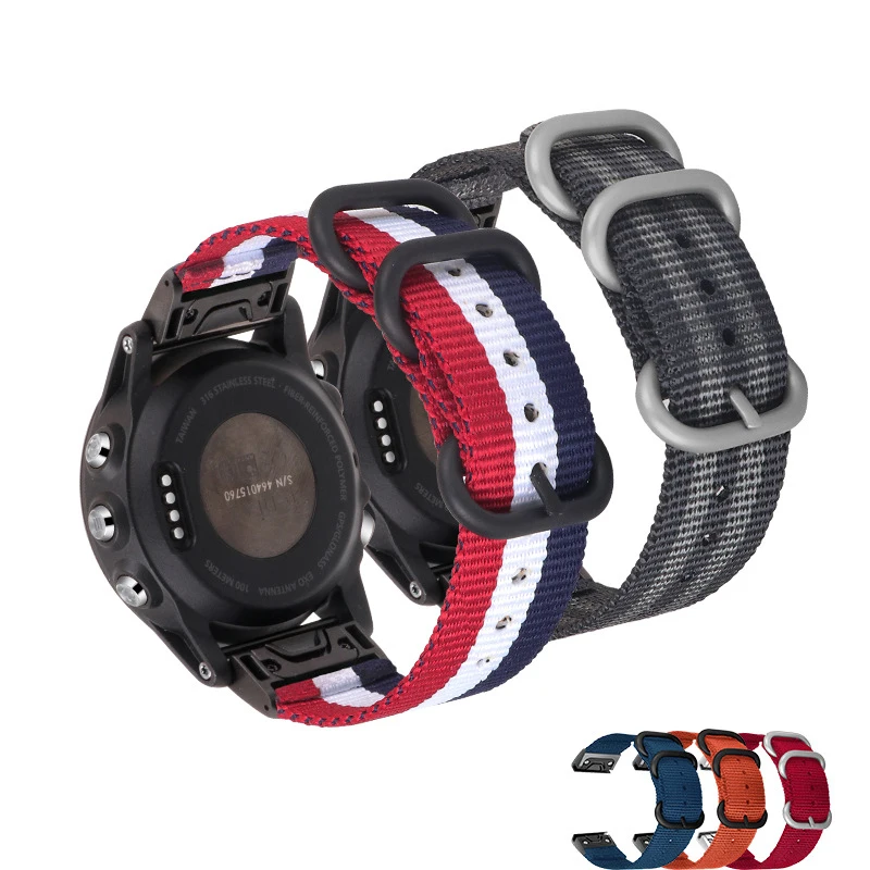 

26MM Quick Nylon Easy Fit Wrist For Garmin Enduro Watchband Strap For Garmin Tactix Delta Bracelet Correa