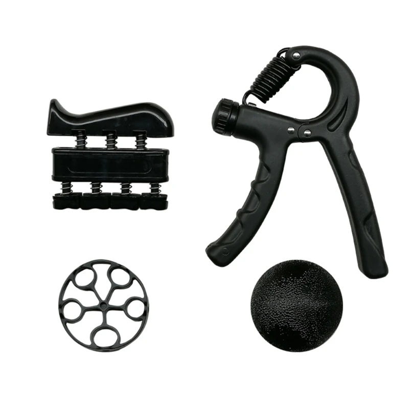 

A5KC 4Pack Hand Grip Strengthener Workout Kit Forearm Grip Ring for Athlete