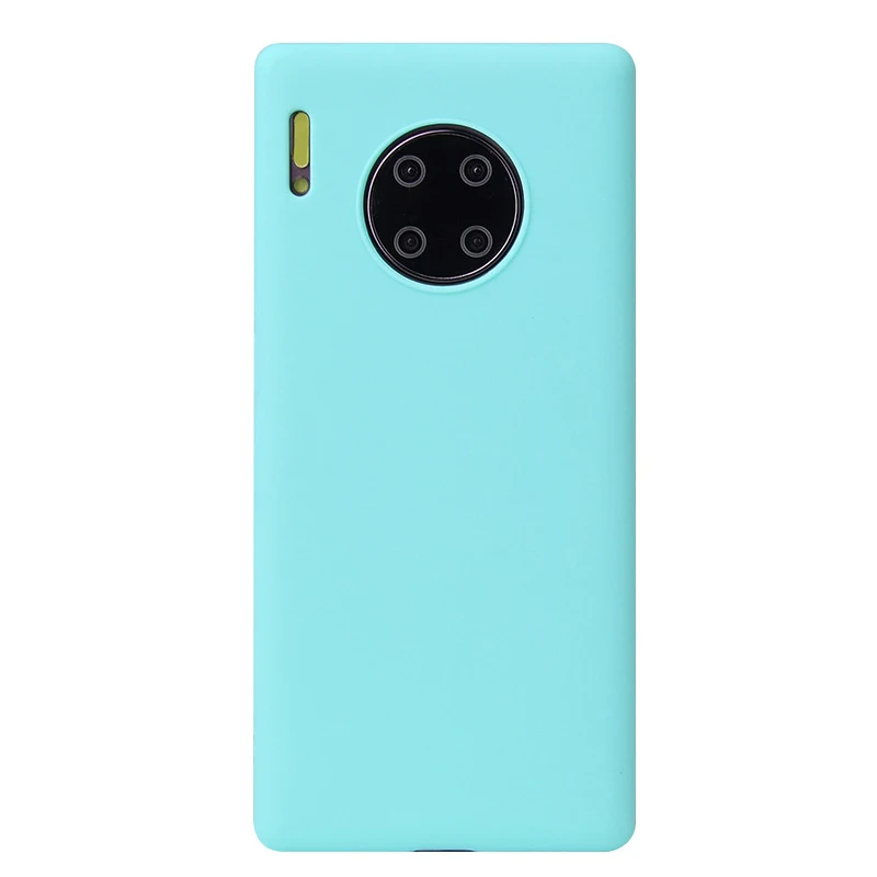Candy Color Silicone Phone Case For Huawei Mate 30 Pro 9 10 20 Lite Y7A Y9A Y8S Y5P Y6P Y7P Matte Soft TPU Back Cover | Мобильные