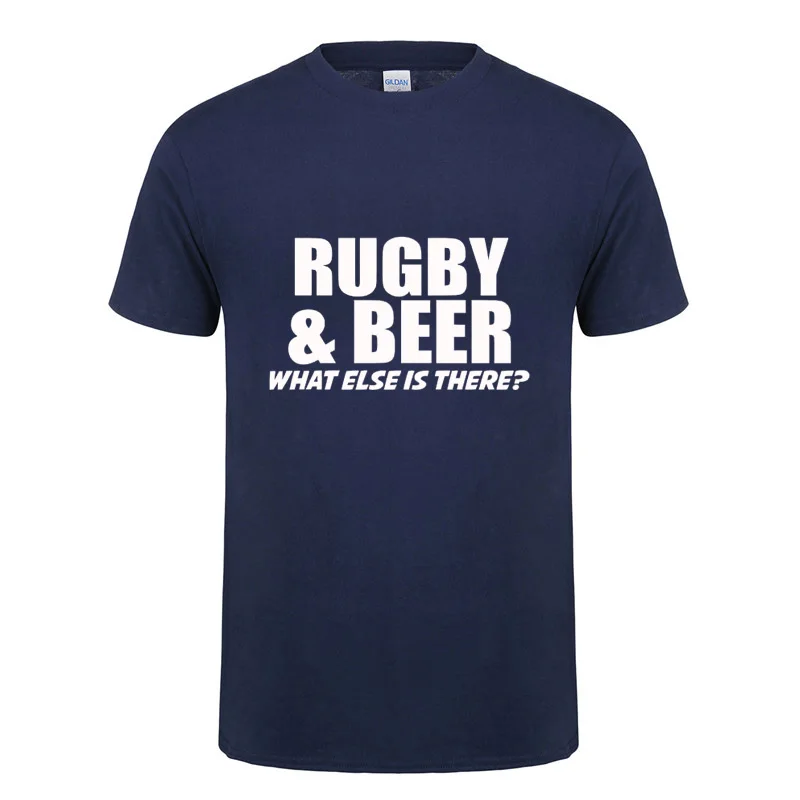Регби и пиво Футболка what else футболка забавная Спортивная rugger union league scrum|Мужские