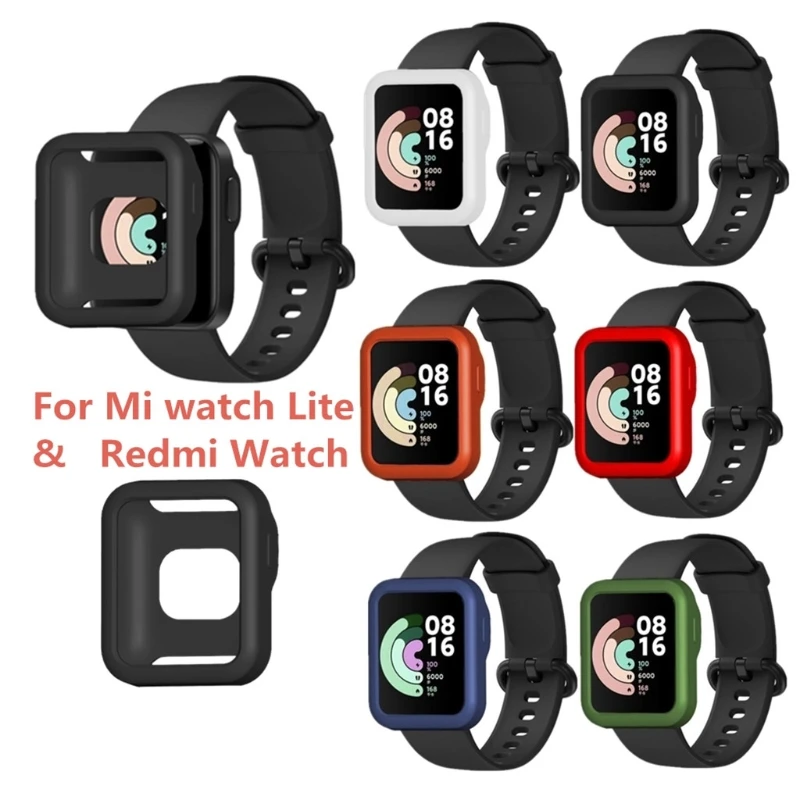 

Silica Watch Case Protective Cover Shell For -Xiaomi Mi Watch Lite Redmi Watch 28TE