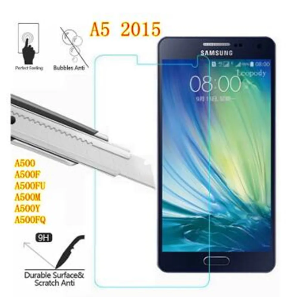 9H закаленное стекло для Samsung Galaxy A5 2015 защитное SKLO SM A500 A500F A500FU A500M A500Y A500FQ чехол |