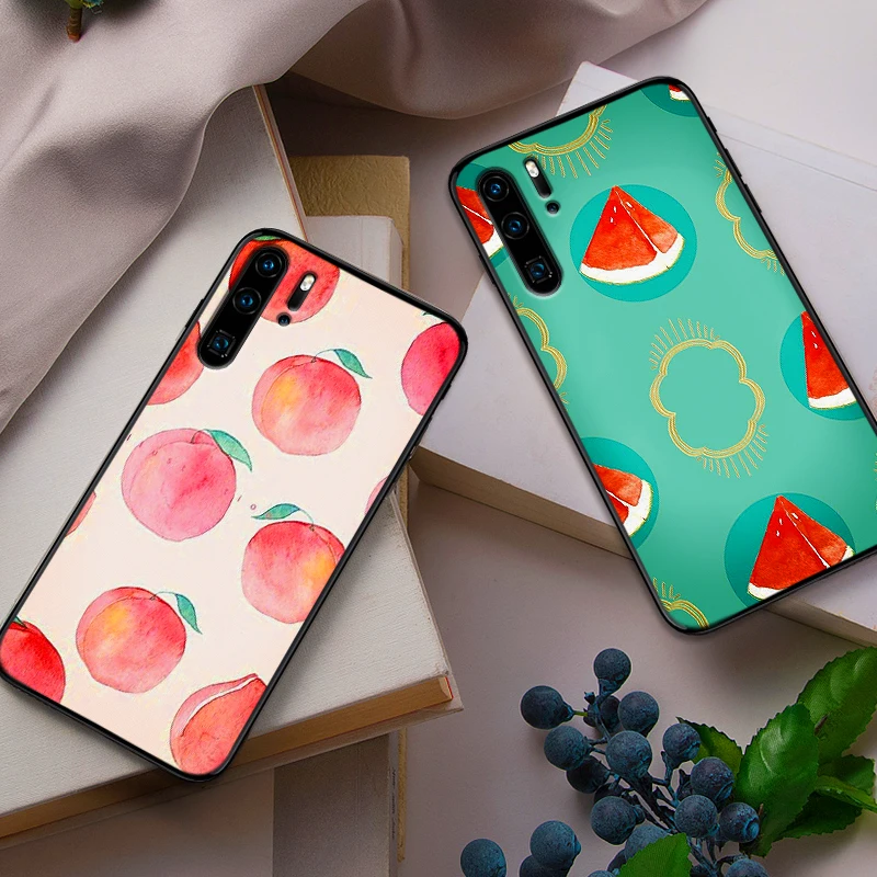 С рисунками фруктов чехол для HuaweiY9 Prime 2019 Коврики 10 20 Pro Nova2 3 4 Lite Nova 2i 3i 5i Y6 Y7 2018 Coque |