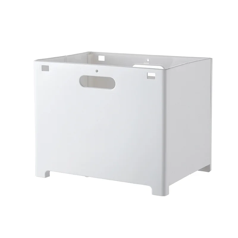 

Folding Storage Dirty Clothes Basket Bathroom Wall Hanging Hole Free Plastic Storage Frame Dirty Clothes Basket Saves Space