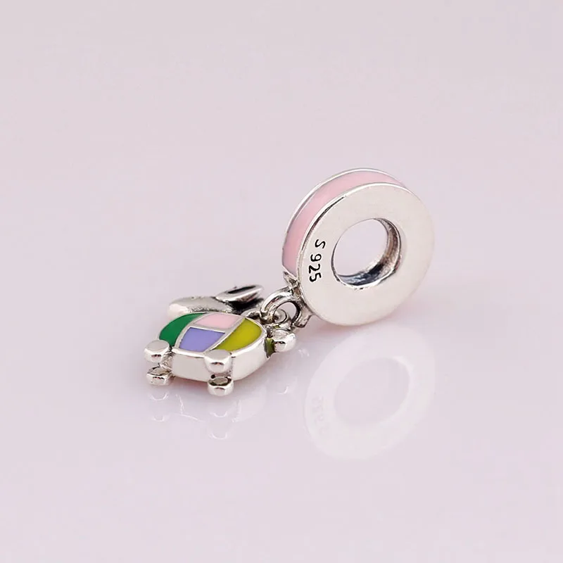 

100% 925 Sterling Silver Charm New Lovely Auspicious Jewelry Pendant Fit Pandora Women Bracelet & Necklace Diy Jewelry