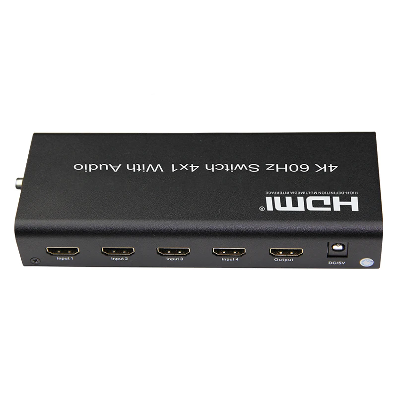 HDMI-переключатель 4K 60 Гц выключатель 4 в 1 семейный разветвитель/переключатель