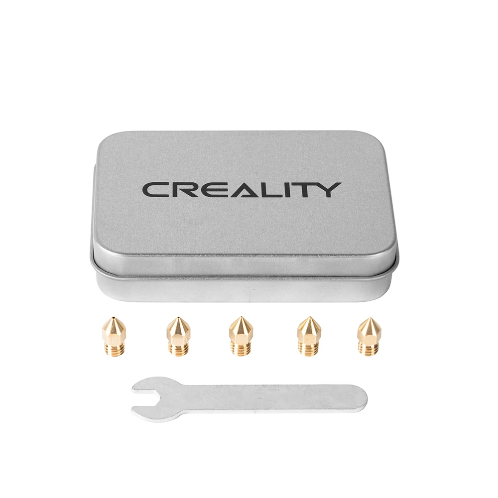 

CREALITY 3D Advanced Nozzle Kit for CR-6 Series/Ender-6/Ender-3 Series/Ender-5 Series/CR-10/CR-10 V2/CR-10V3/CR-10Min/CR-10S