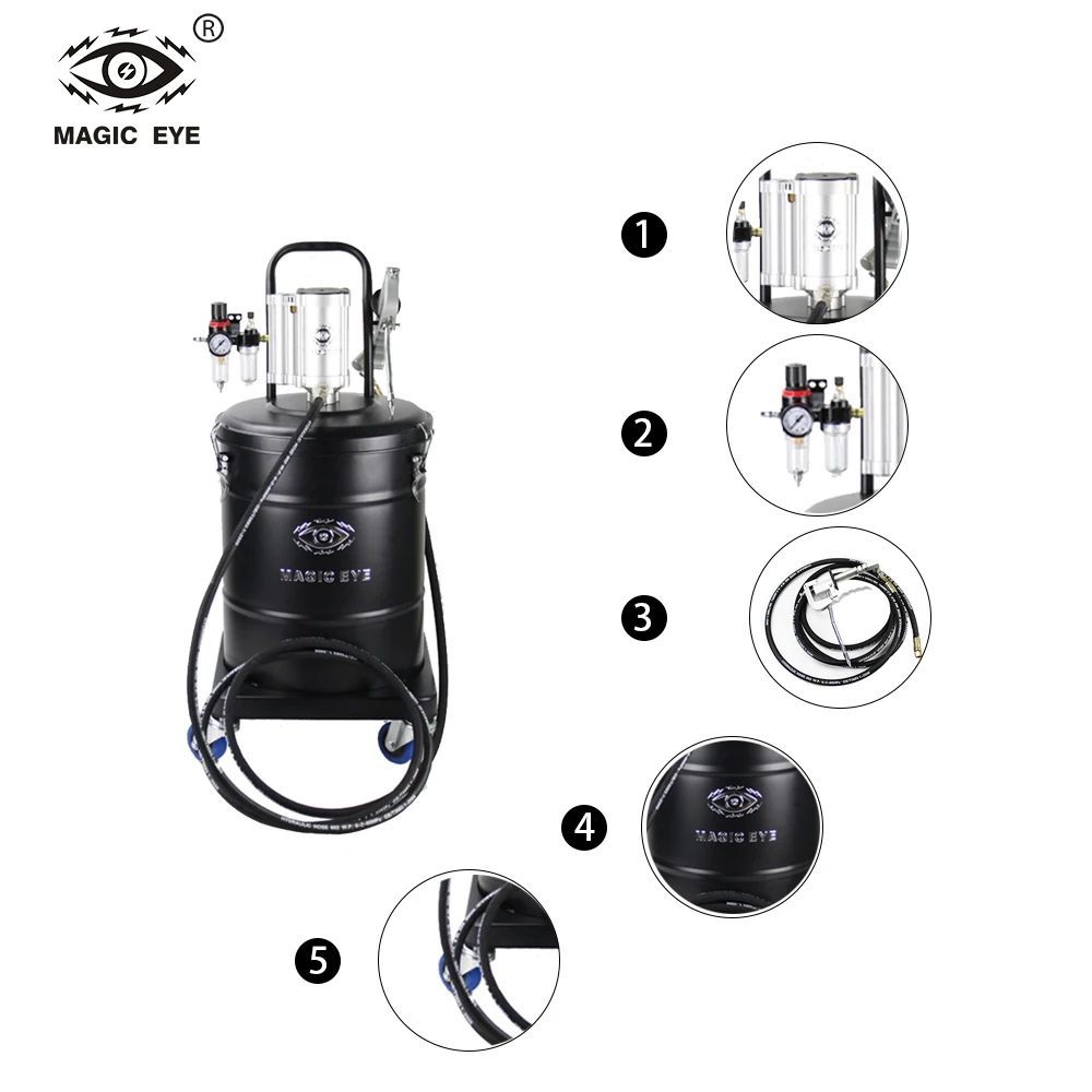 Низкая цена пневматический бензиновый насос высокого давления 40 л ковш