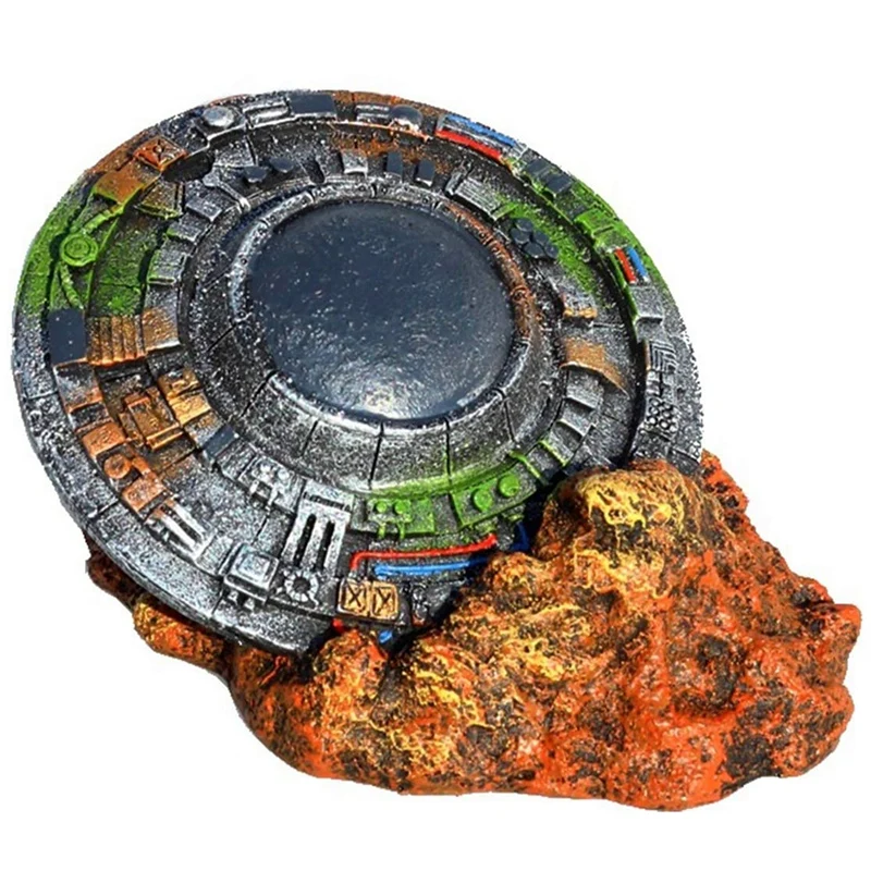 

Украшение для аквариума, яркое украшение для аквариума Mars Rover, аквариумное украшение подходит для украшения аквариума А