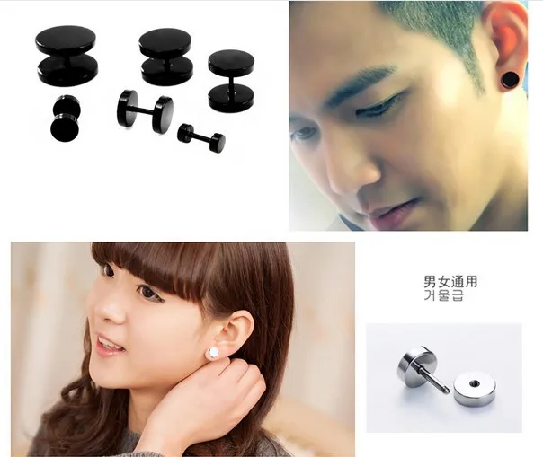 Серьги гвоздики мужские из нержавеющей стали 2 шт.|Украшения для тела| |