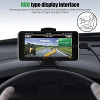 universal phone holder hud dashboard mount phone holder in car stand bracket support smartphone voiture auto telephone clips gps