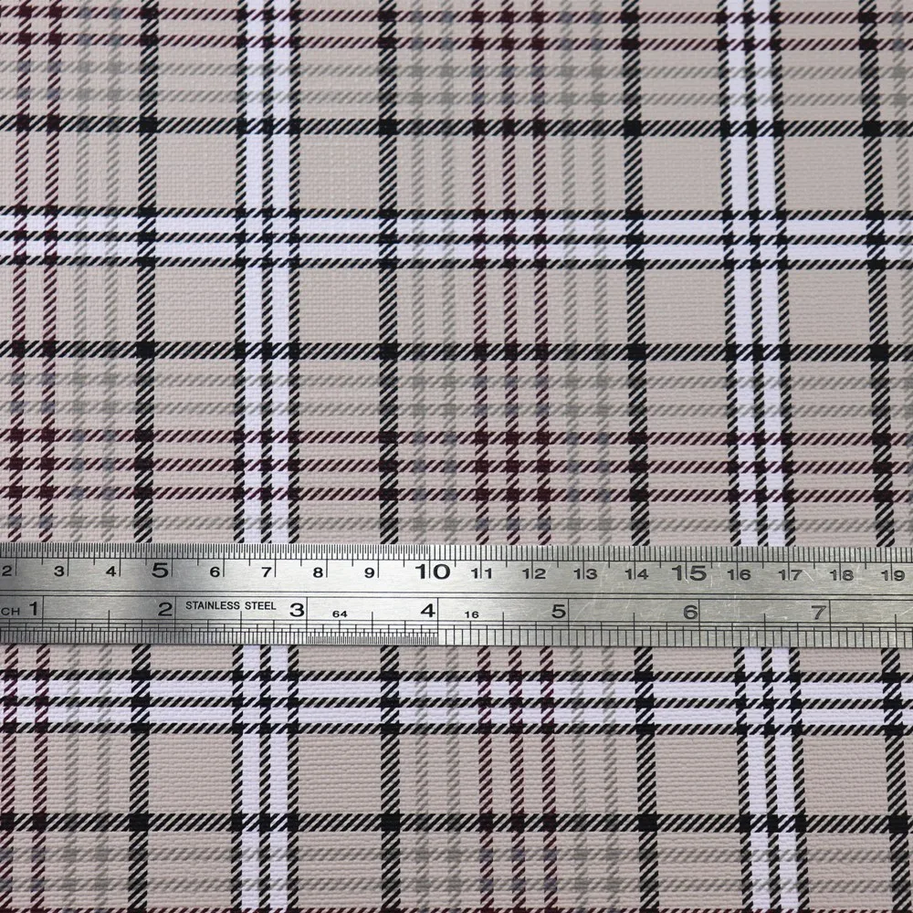 Gingham/Tarten синтетический Искусственная кожа ткань A4 лист 21x30 см для банты сумки
