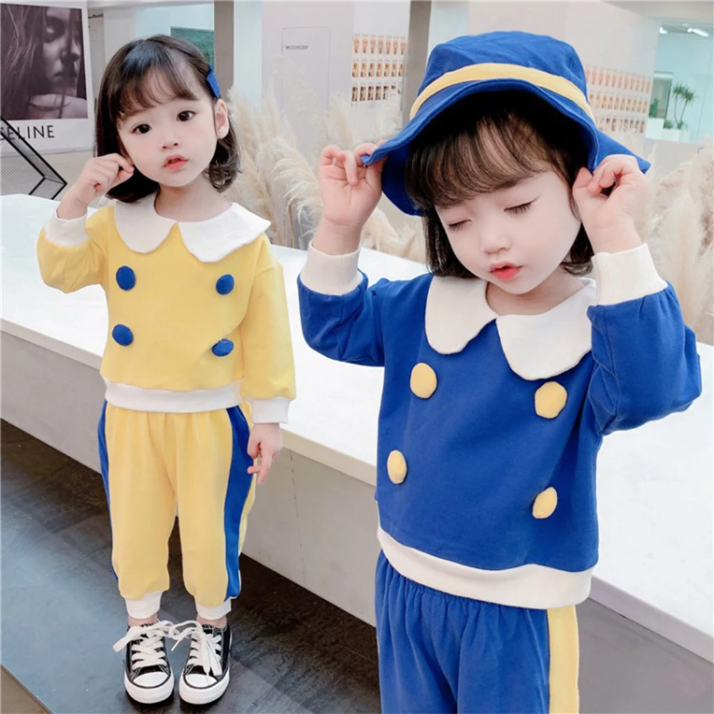 

Children's Suit 2021 New Girl Suit Baby Sweatpants Children's Clothing Baby Girl Clothes Set Clothing For Girl Kids Clothing