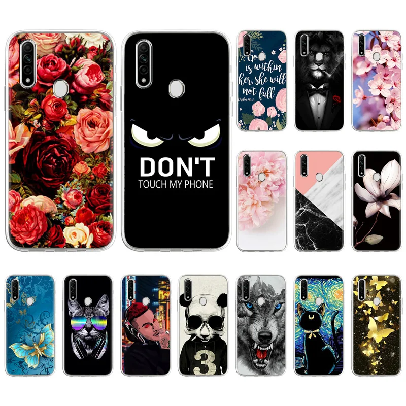 

For OPPO Realme 6 Pro Case Silicone Soft Tpu Phone Shockproof Cover Realme6 Pro RMX2061 RMX2063 6.6 inch Cases Back Cover Bumper