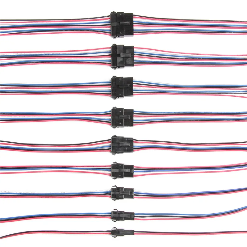 5/10 пар коннектор JST SM 150 мм 2/3/4/5/6/7/8/9/10 контактов 22AWG набор коннекторов контакты