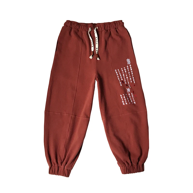 

Men Streetwear Harajuku Embroidery Harem Pants 2020 Mens Hip Hop Track Pants Male Vintage Joggers SweatPants Dropshipping