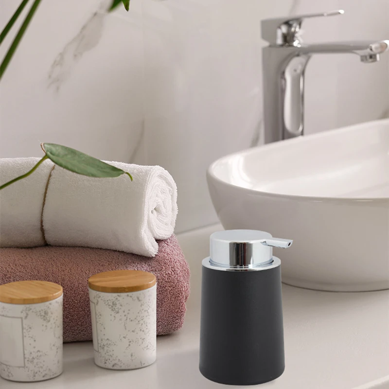 bathroom accessories set 6 piece soap lotion dispenser toothbrush holder soap toilet brush trash can bathroom essential room set free global shipping