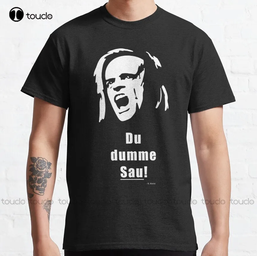 

Классическая футболка унисекс с принтом Клаус кински-Sow Kinski, Клаус фан-арт из фильма фитцкаролдо, для мальчиков, футболки и рубашки на заказ, ...