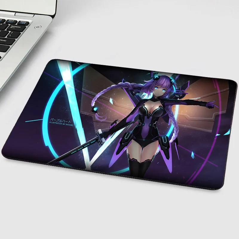 Коврик для мыши влюбленных аниме гипергабаритный нептуния сексуальные девушки