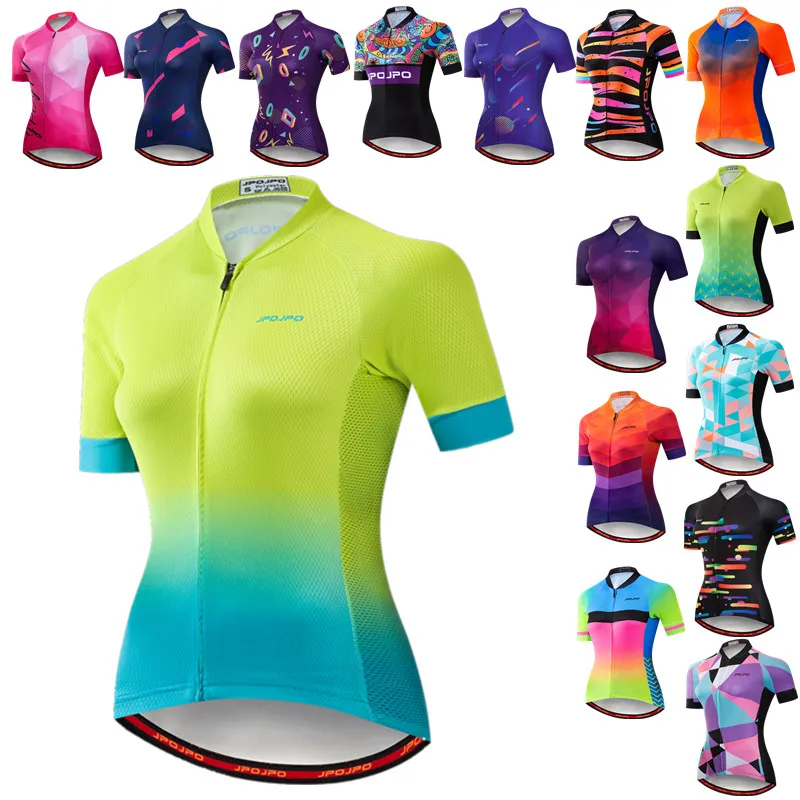 

Джерси JPOJPO женское для езды на велосипеде, 2022 ярких топов, дышащая футболка для езды на горном велосипеде, футболка для дорожного велосипеда