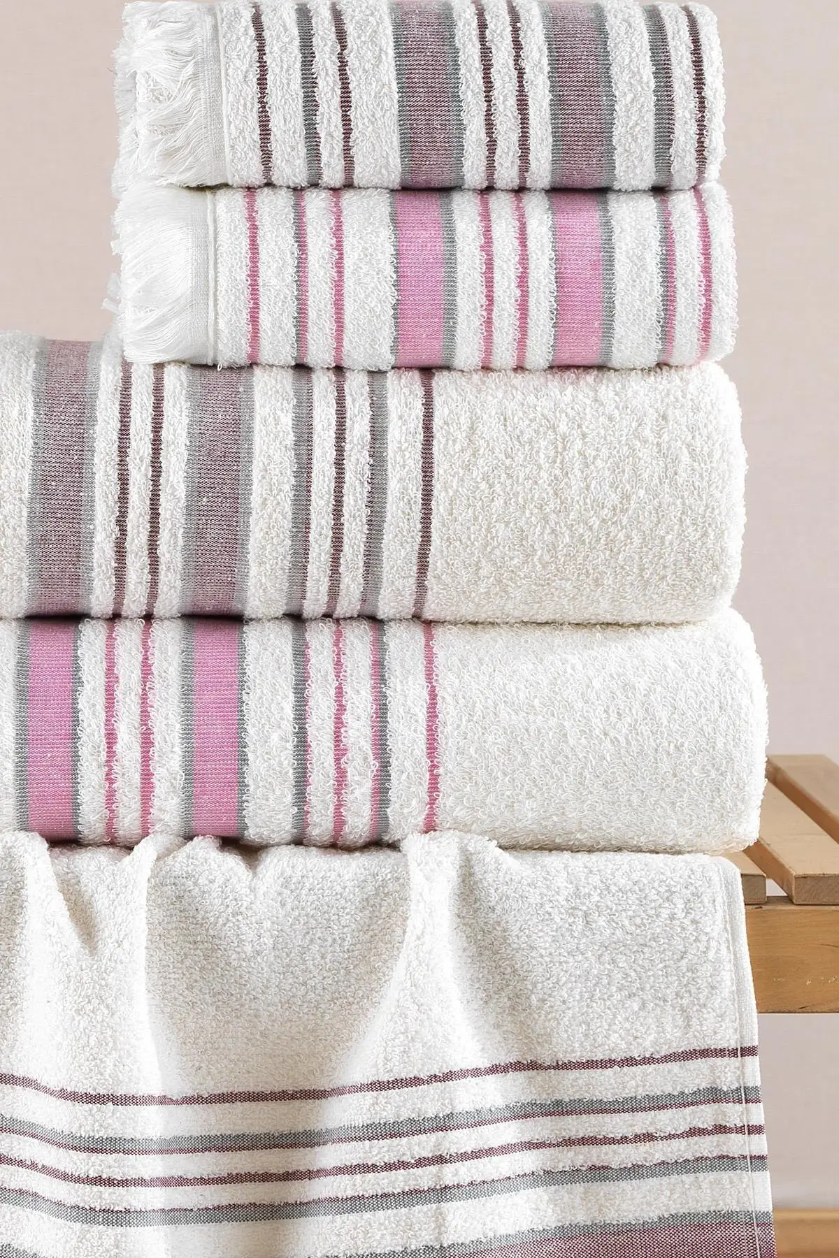

Odin Jacquard Fringed 4l Bath Towel Set 100 Cotton