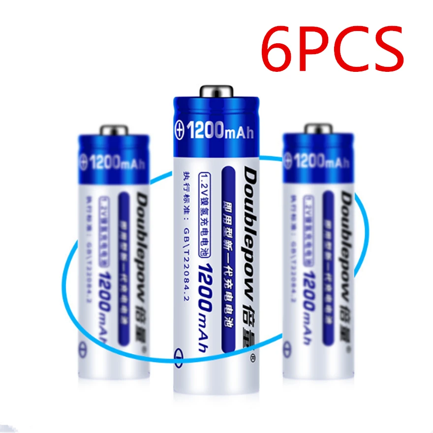 Recarregável Ni-mh aa Bateria 1200mah 1.2v Nimh Câmera Pcs por Lote