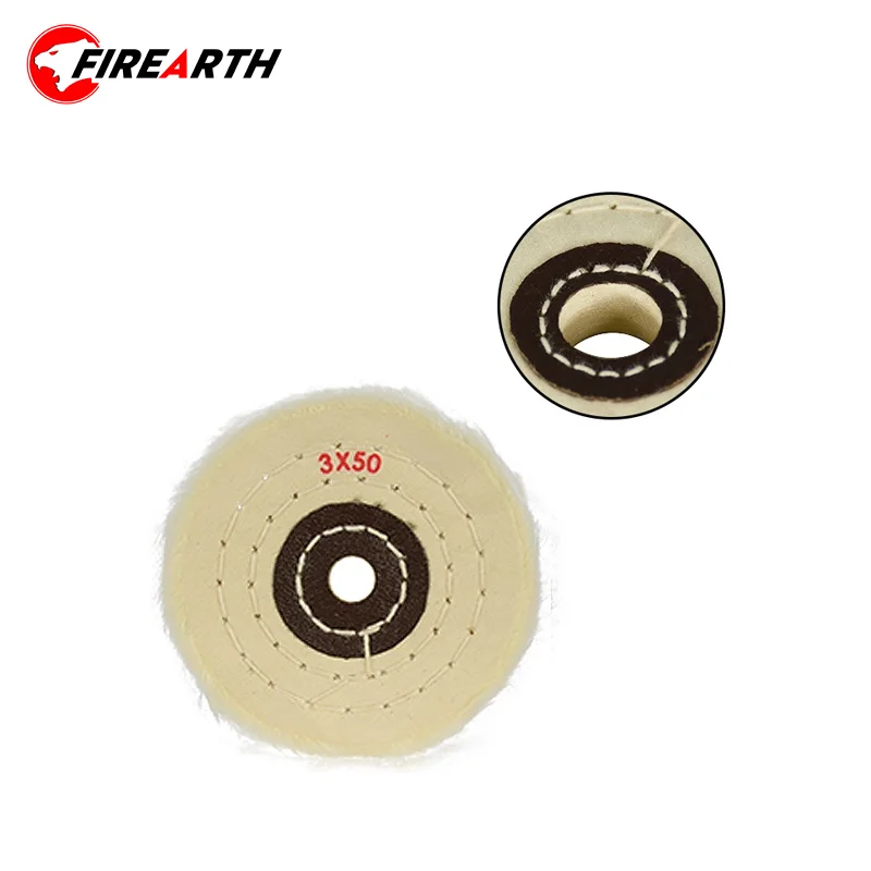 

Buffing Wheel Mirror Polish Tools 5/6 Inch White/Yellow Inner Hole 10-16mm For Metal Polishing Tool Cotton Cloth Wheel