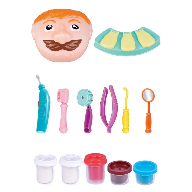 

Реалистичная игрушка для ролевых игр, комплект зубов для детей и малышей с имитацией дантиста, ролевая игра, симуляция кукольного домика