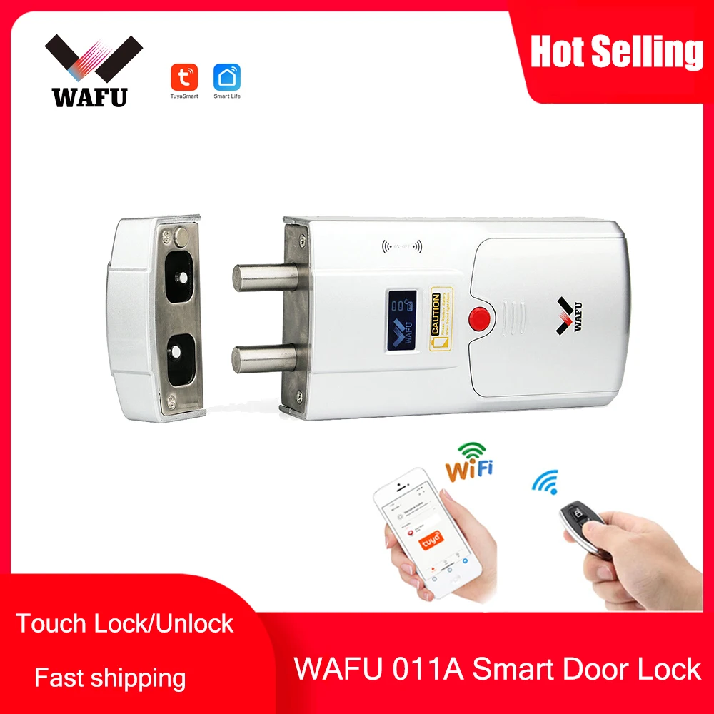 WAFU 011A дверной замок Tuya Wi Fi Умный Замок изначально установленный пароль для Bluetooth