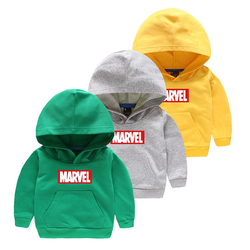 Свитер с принтом Marvel Disney детская одежда в европейском и американском стиле