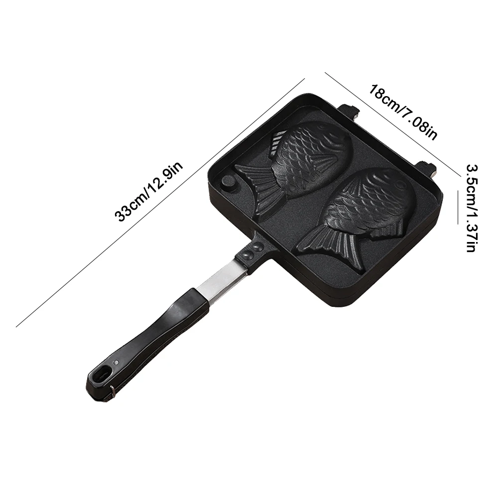 

Japanese Taiyaki Maker Pan Household Non-Stick Fish Shape Pancake Maker Waffle Pan Grill Tray Plate For Kitchen Accessories