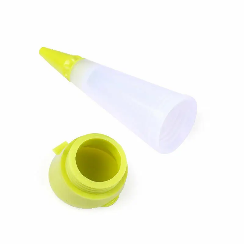 

Delidge 1PC Silicone Cream Icing Piping Pen With 2 Nozzles Tip Cake Fondant Tool Icing Writing Syringe Decorating Pen