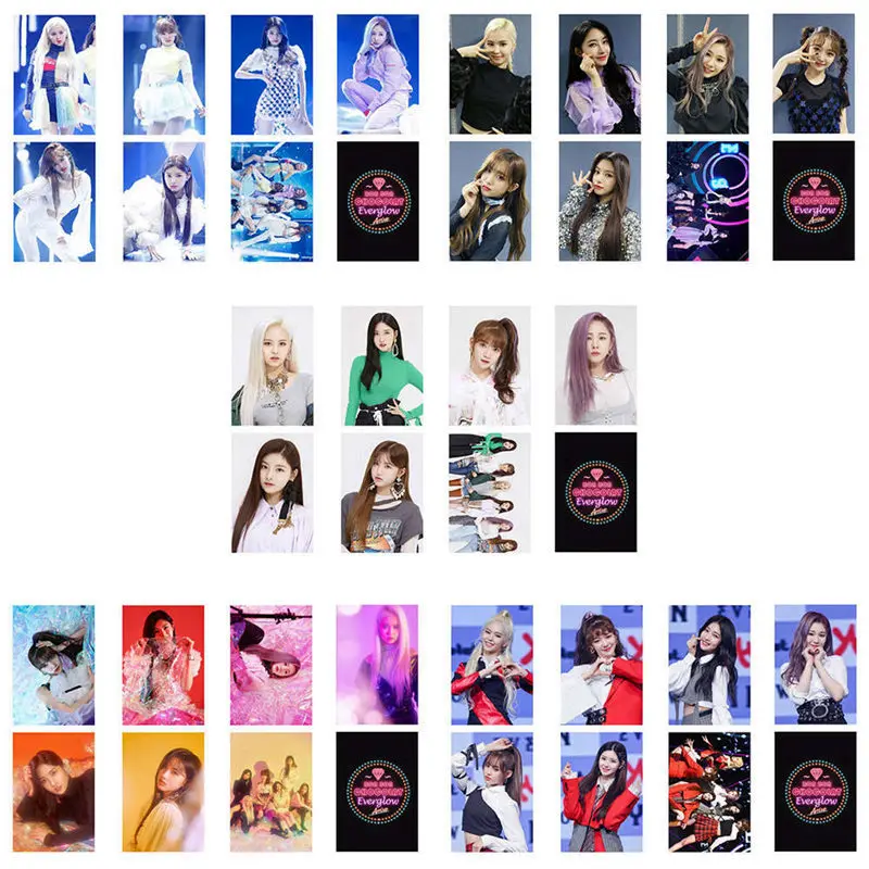 7 шт./компл. высококачественный Корейский альбом Everglow KPOP двухсторонний | Набор канцтоваров -4000273956213