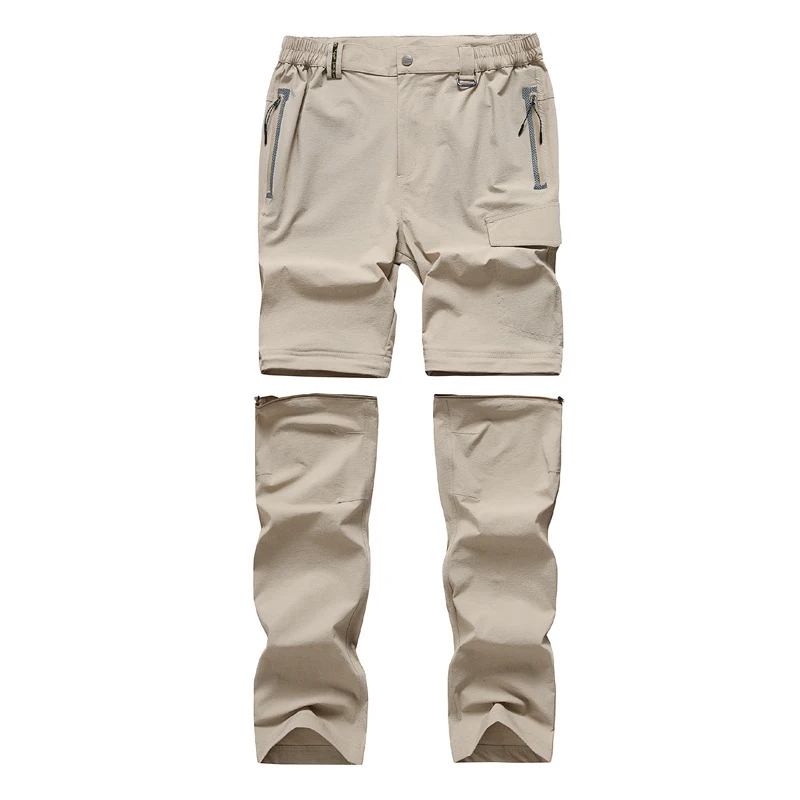

New Summer Detachable Hiking Pants Men Outdoor Sports Breathable Quick Dry Pants Mountain Climbing Camping Trekking Trousers