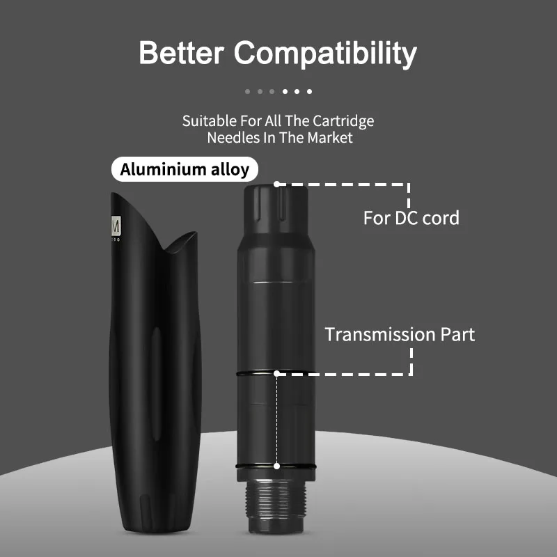 Вращающаяся тату ручка DM самолёт алюминиевый Прочный двигатель CNC