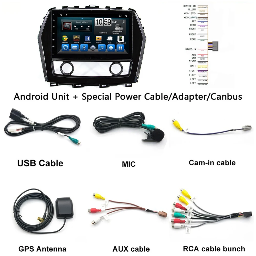 Автомобильный мультимедийный плеер стерео GPS DVD Радио Навигация Android экран для