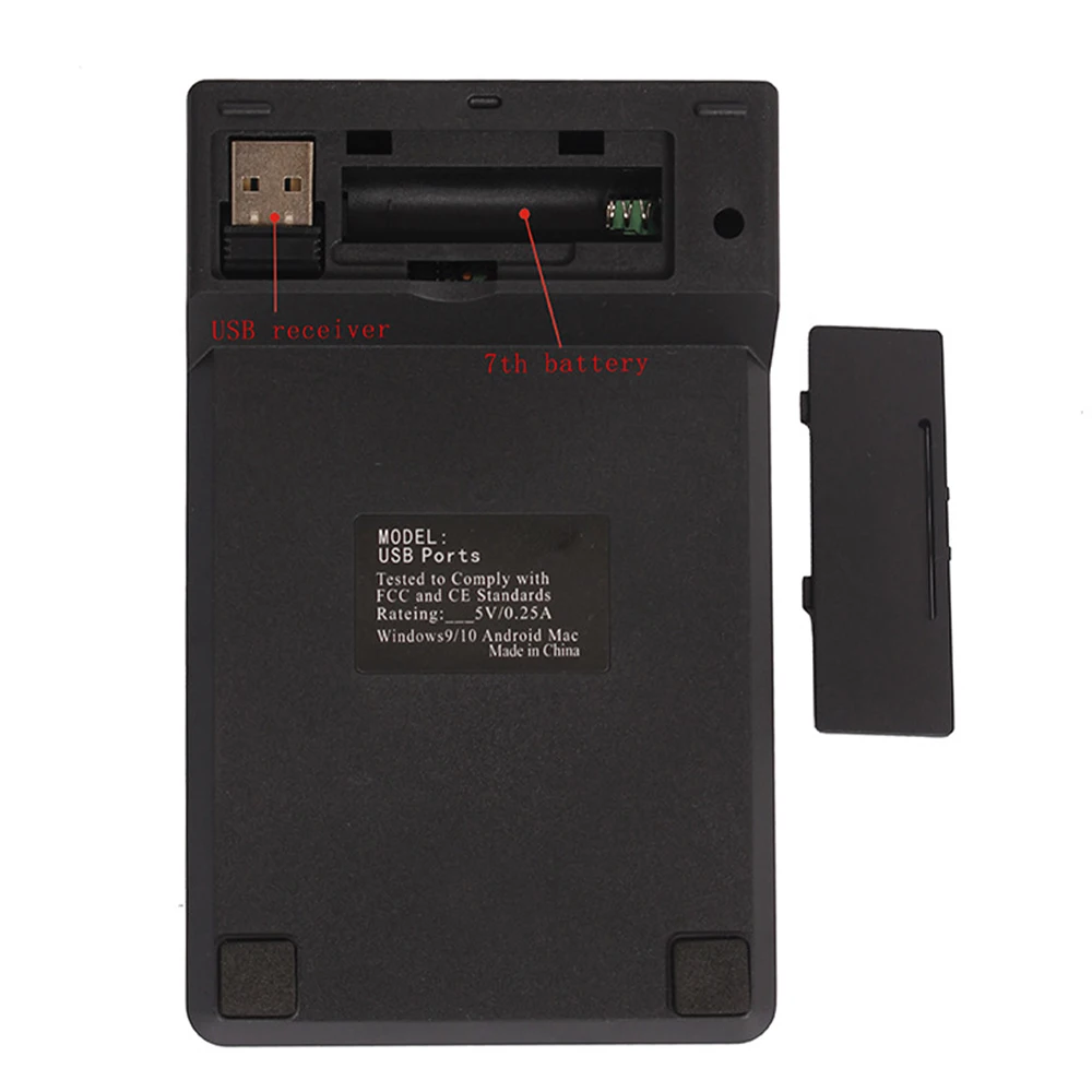 

2.4G Wireless Digital Keyboard Built In USB Receiver 18 Keys Mini Numeric Gaming Keypad For Laptop PC Notebook