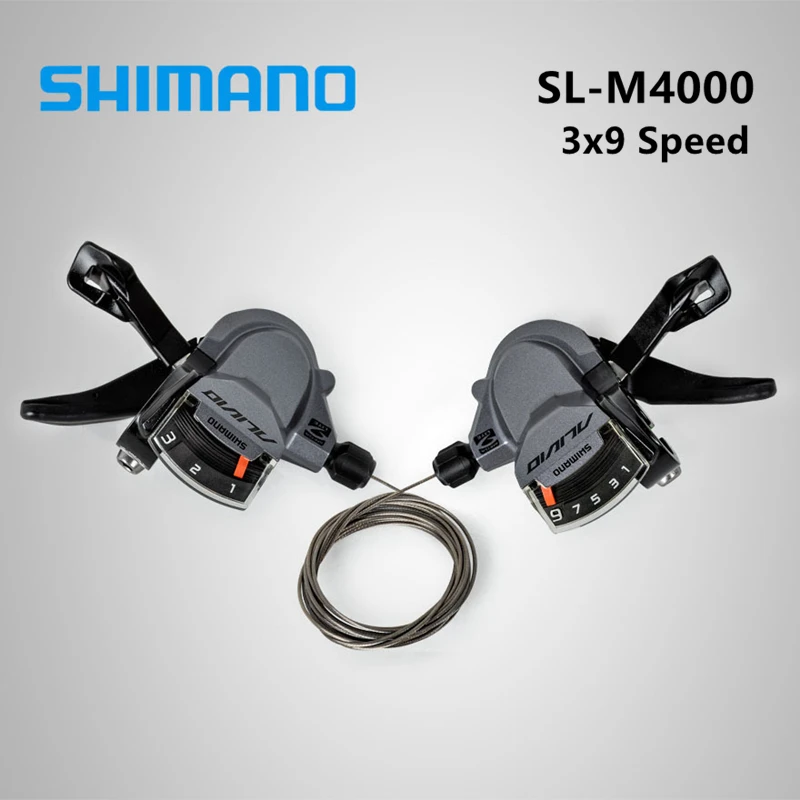ALIVIO SL M4000 3x9S 27 рычаг переключения скоростей триггер левый и правый с внутренними кабелями
