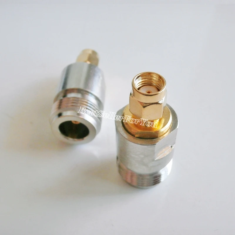 

10Pcs N female jack to RPSMA RP-SMA male Plug RF connector straight Adapter
