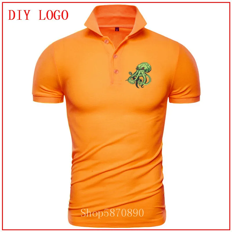 2020 Осьминог Левиафан kraken щупальца cthulu chtulhu морской Монстр camisetas polo hombre manga corta с