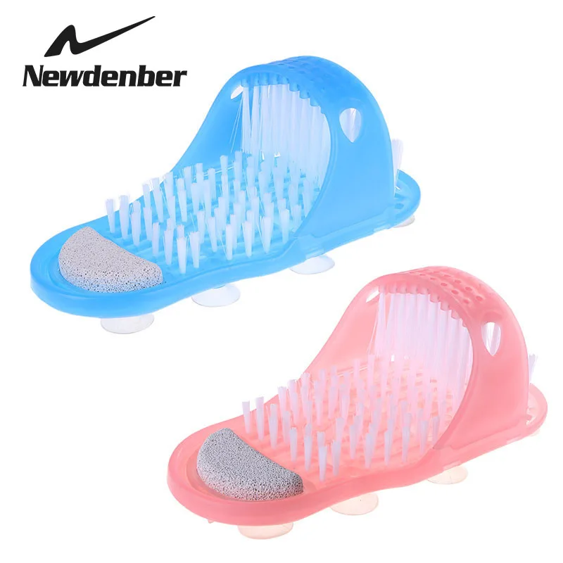 Пластик для ванной Массажные тапочки ног пемзовый камень скребок щетка душа