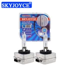 SKYJOYCE 2 шт. 55 Вт D1S ксеноновых фар, Высокопрочная конструкция холодных синих тонах, заранее Duo коробка 6000K белый 4300K 8000K 35 Вт D3S ксеноновые фары для автомобиля D2S D2R D4S D4R