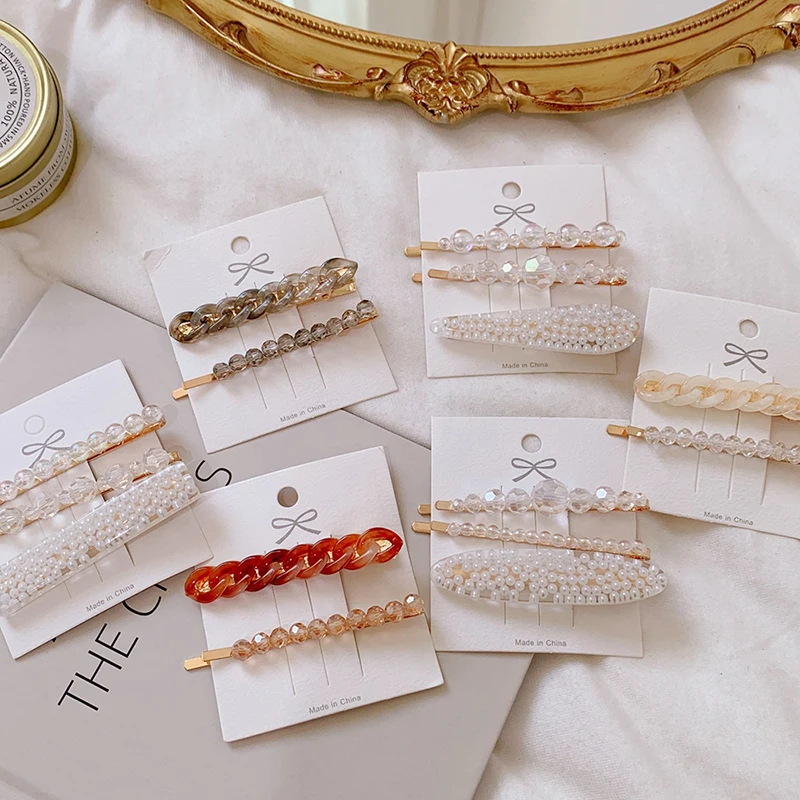 

Конфеты Цвет весна заколки невидимки для волос ручной работы бусины заколки для волос для женщин и девушек, модные простые женские аксессуа...