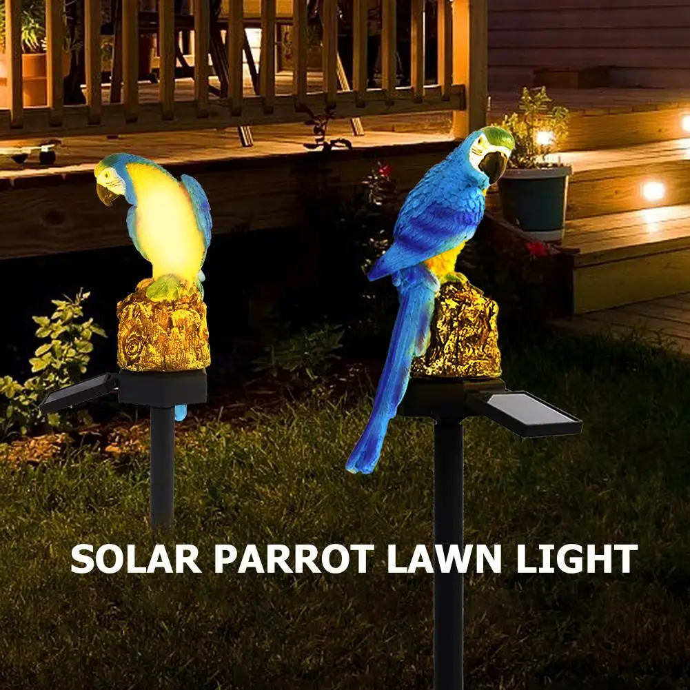 

Solar Power Garden Light Outdoor Waterproof Parrot LED Fairy Light Lawn Landscape Lamp Creative Decor Landscape Animal Shape
